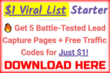 The $1 Viral List Starter DFY Funnel Free Traffic: Review +OTO And Upsell!