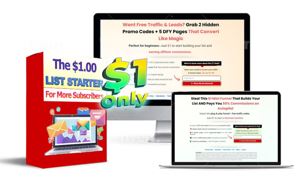 The $1 Viral List Starter DFY Funnel Free Traffic Review+OTO